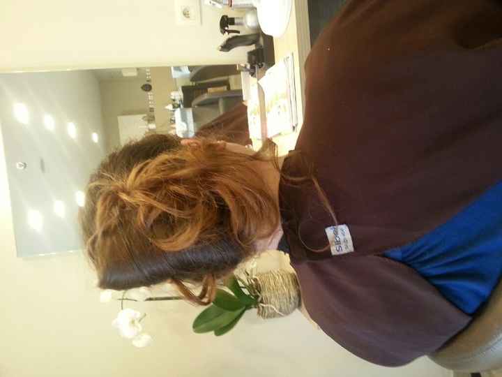 Premier essais chignon - 1