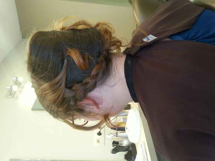 Premier essais chignon - 2