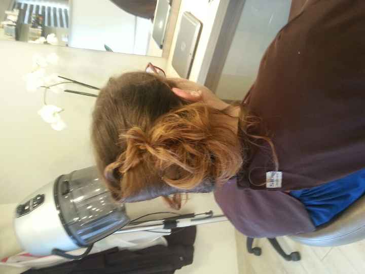 Premier essais chignon - 3