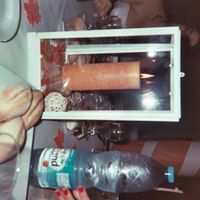 Centre de table. Photo faite avec appareil jetable