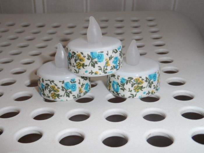 Mes bougies led customisées