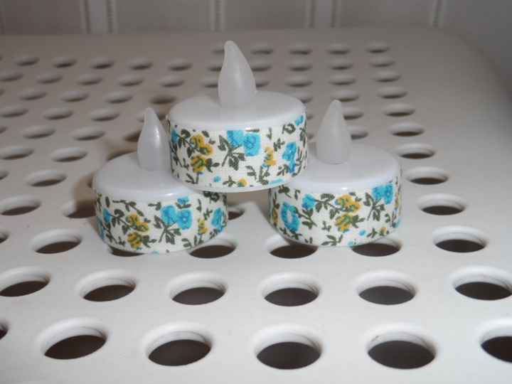 Mes bougies led customisées