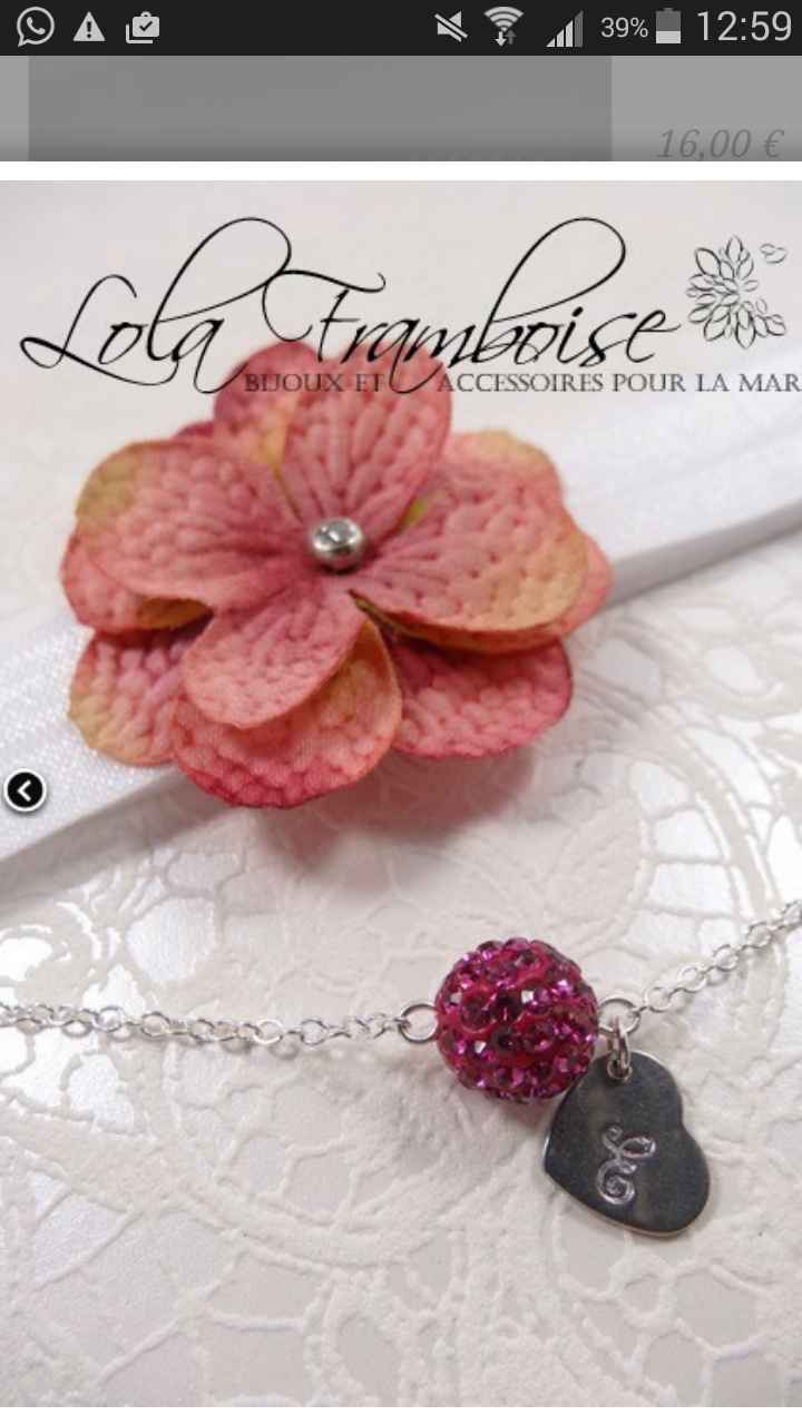 Cadeaux pour  mes témoins  - 1