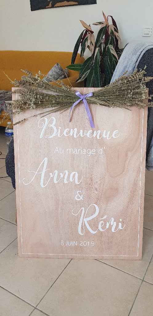 Diy- Panneau bienvenue - 1