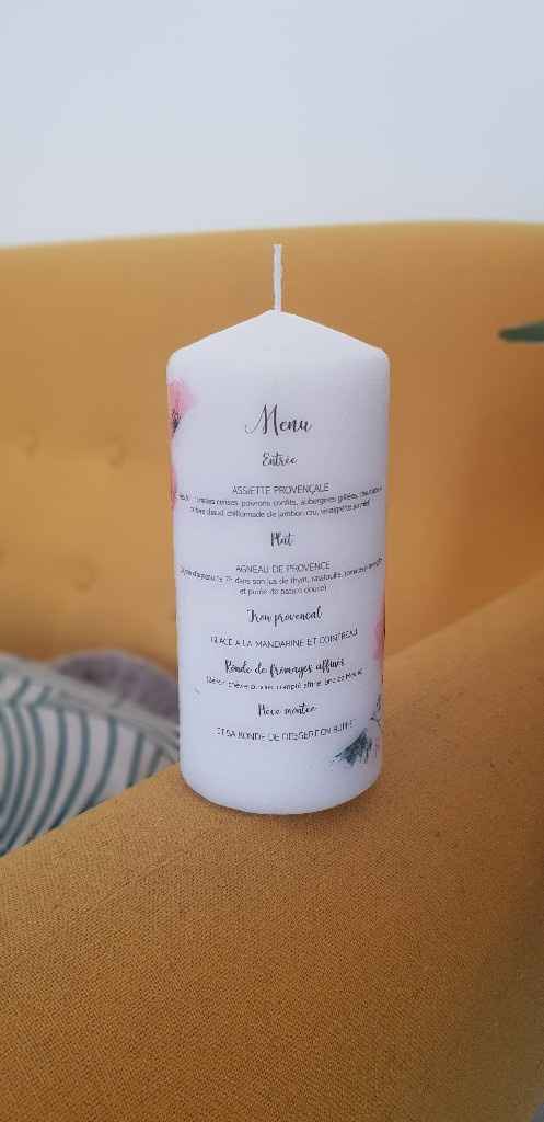 Diy- Bougie Menu - 1