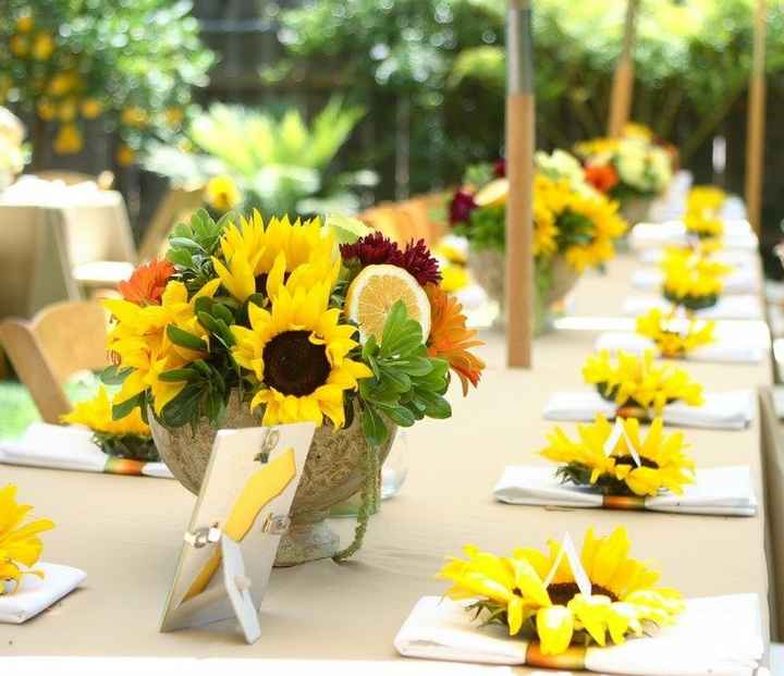 Inspirations mariage- tournesol - 3