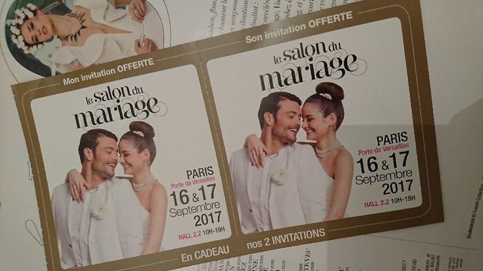 Invitation salon du mariage- paris - 1