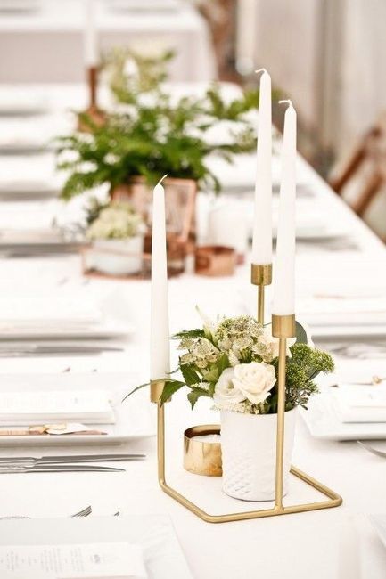 Deco blanc et or - 3