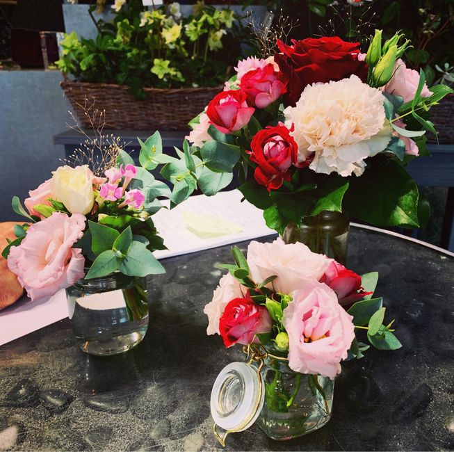 Essai floral centre de table 2