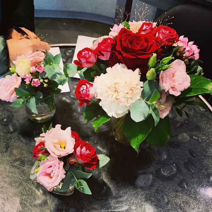 Essai floral centre de table - 1