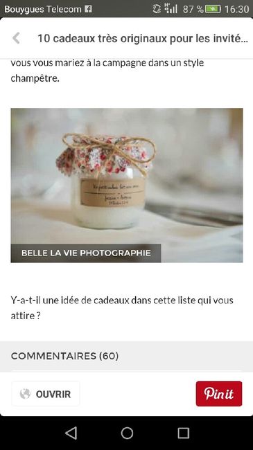 Les pots à dragées - 1