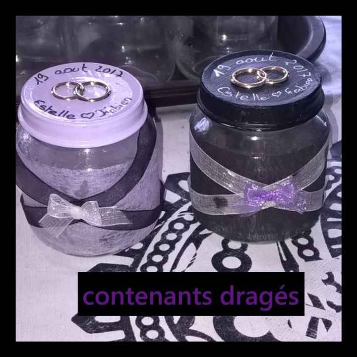 contenants dragées