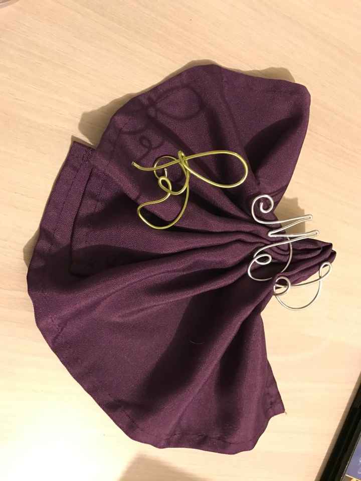 Servette de table mariage et baptême 