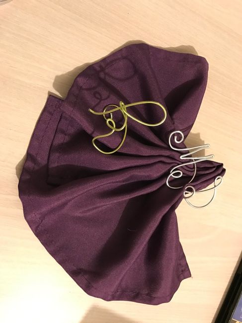 Servette de table mariage et baptême 