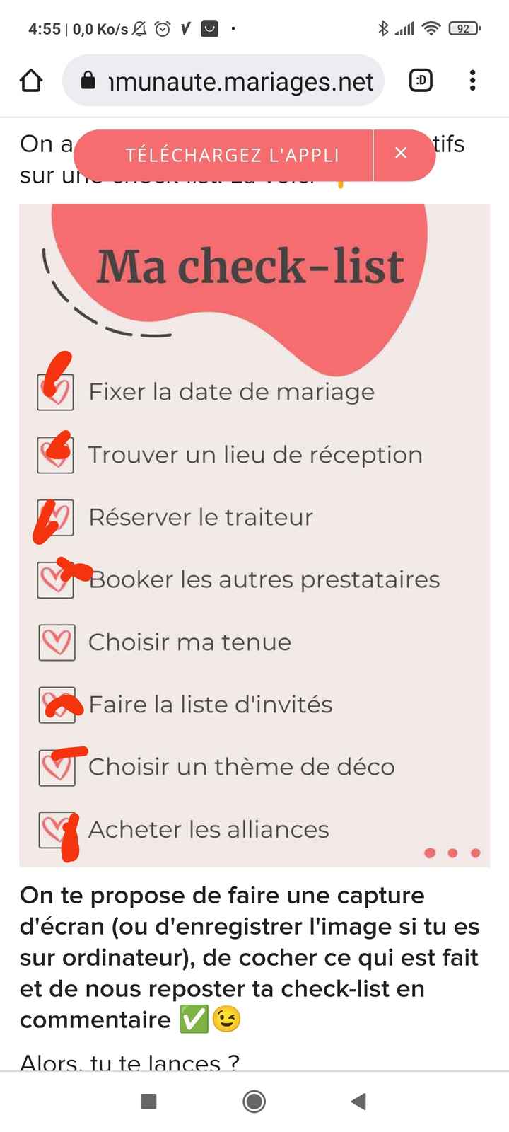BONUS : Une check-list à cocher ✅ - 1