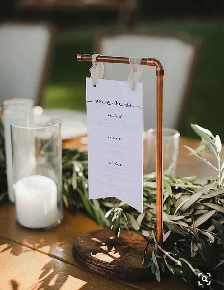 diy Menu - 1