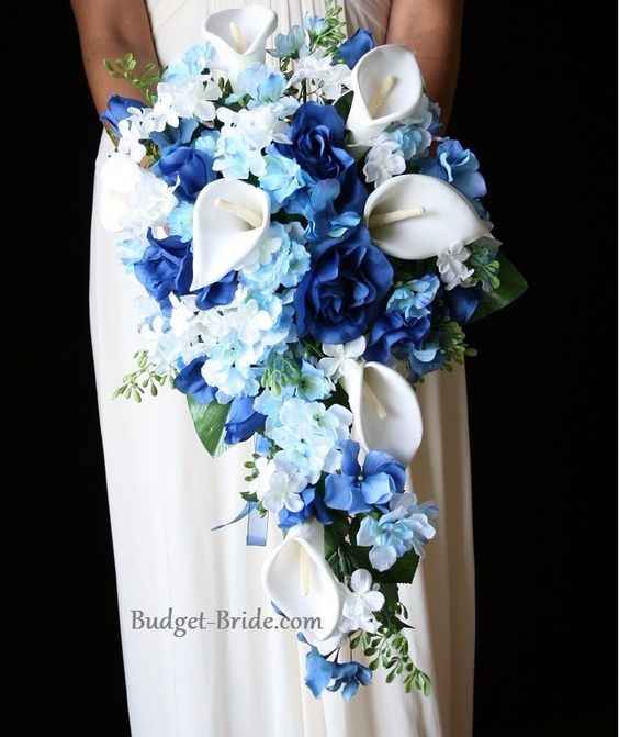 bouquet bleu