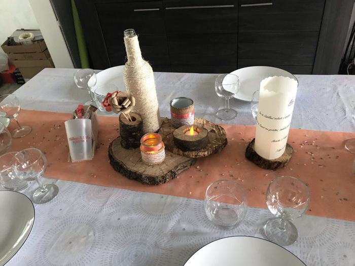 Mariage dans 1 mois, deco de table terminée, vos avis sur ma table test? - 3