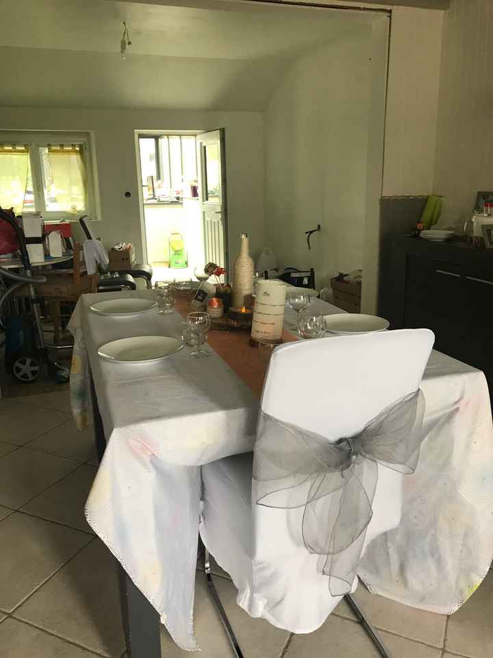Mariage dans 1 mois, deco de table terminée, vos avis sur ma table test? - 1