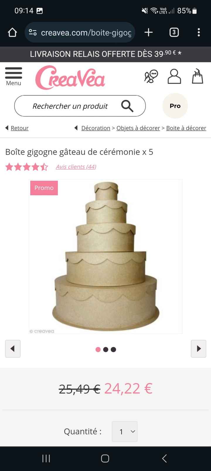 Urne wedding cake - 2