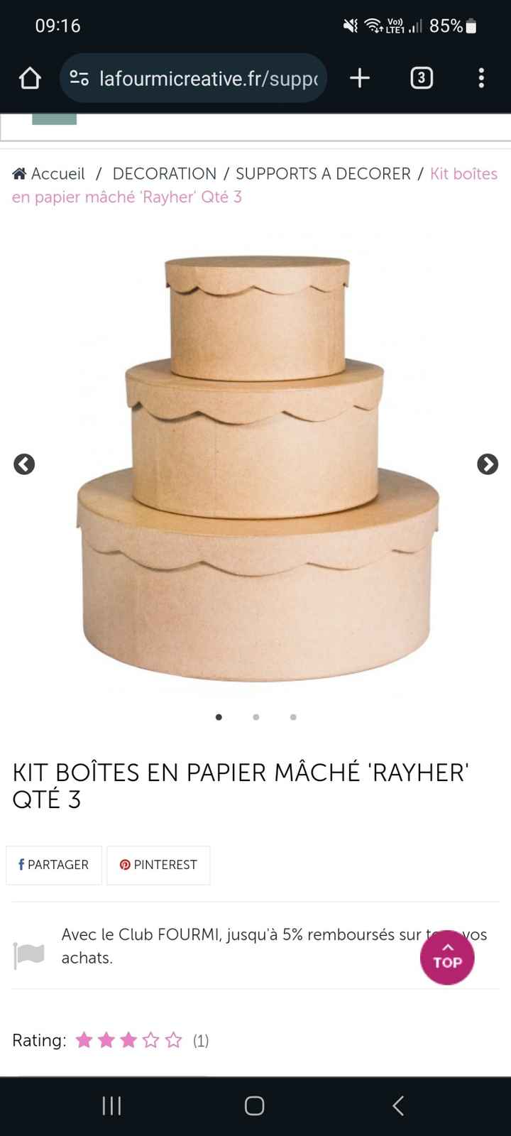 Urne wedding cake - 3