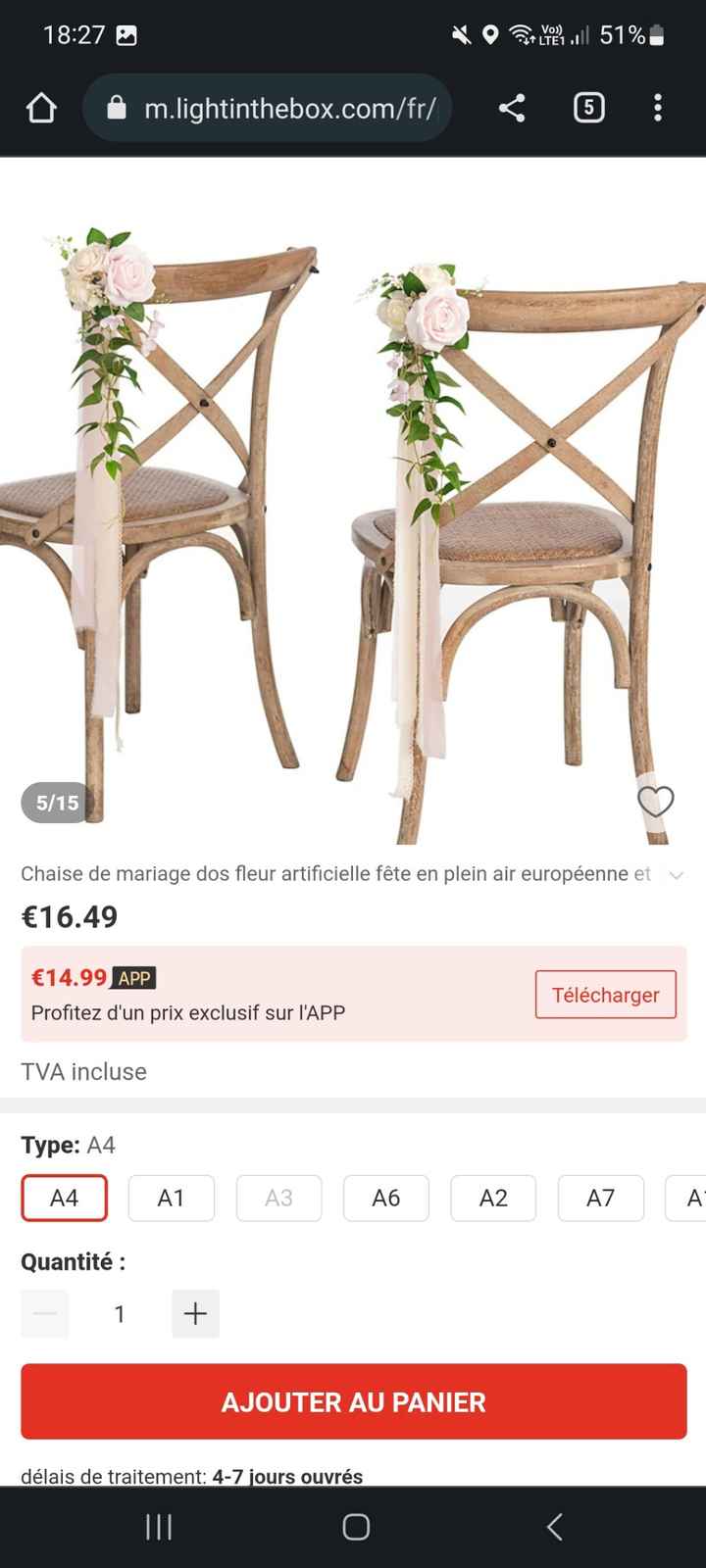 Fleurs de chaise - 2