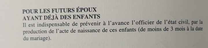 Dossier de mariage : mais pourquoi ? - 1