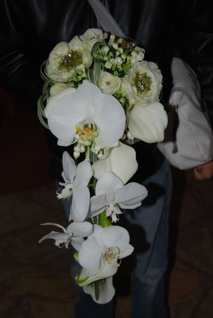 bouquet de mariée chute