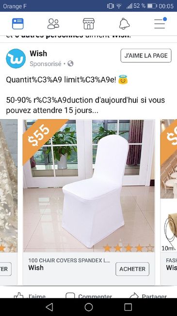 Wish - Housse de chaise 1