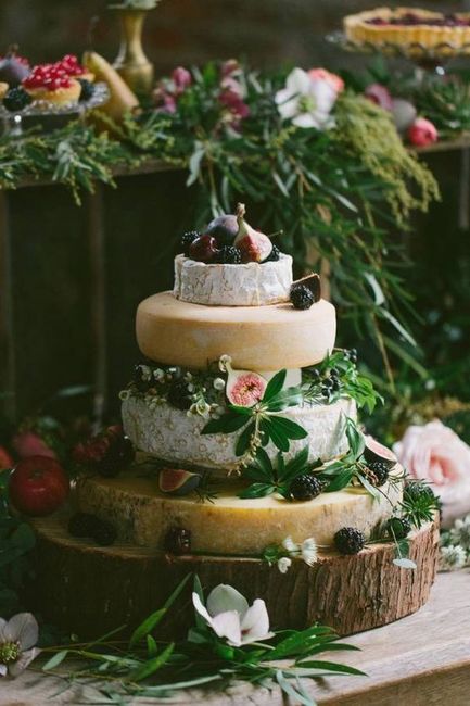 Pièce montée de fromage
