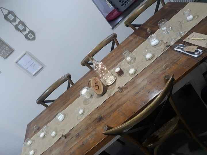 notre essai de décoration de table