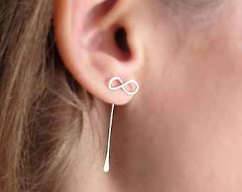 Boucle d'oreille infini