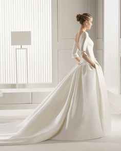 Robe satinée 4