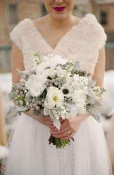 Bouquet gris/noir 3