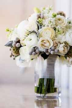 Bouquet gris/noir 7