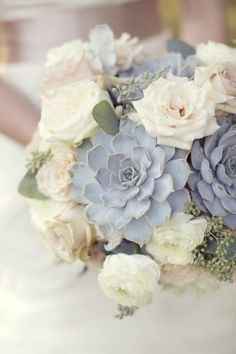 Bouquet gris/noir 8