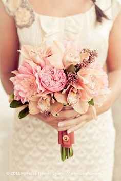 Bouquet rose pale 3