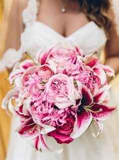 Bouquet rose moyen 2