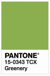 Pantone Greenery