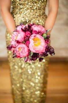 Bouquet rose foncé 2