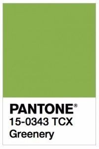 Pantone Greenery