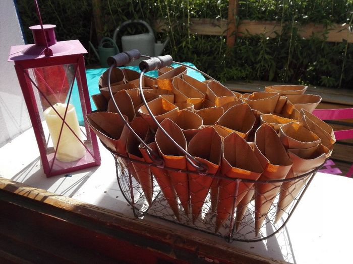 Les cornets de grains de lavande