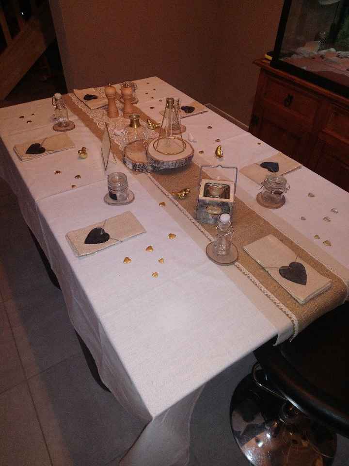 Essai déco de table.. - 1