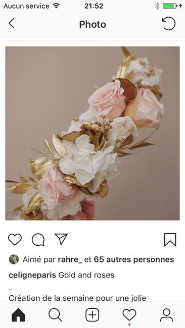 couronne de fleur éternelle