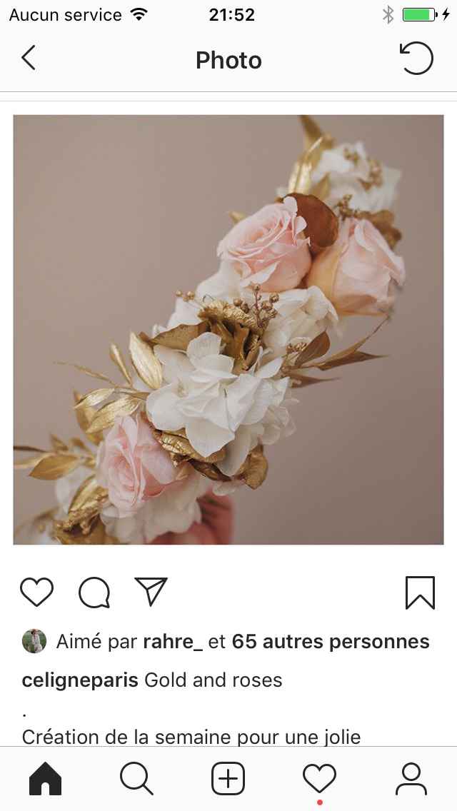 couronne de fleur éternelle