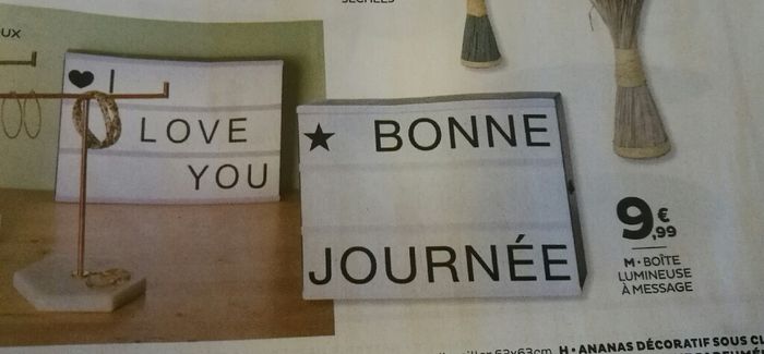 Boîte lumineuse - 1