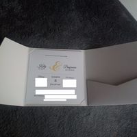 Notre faire part (intérieur)