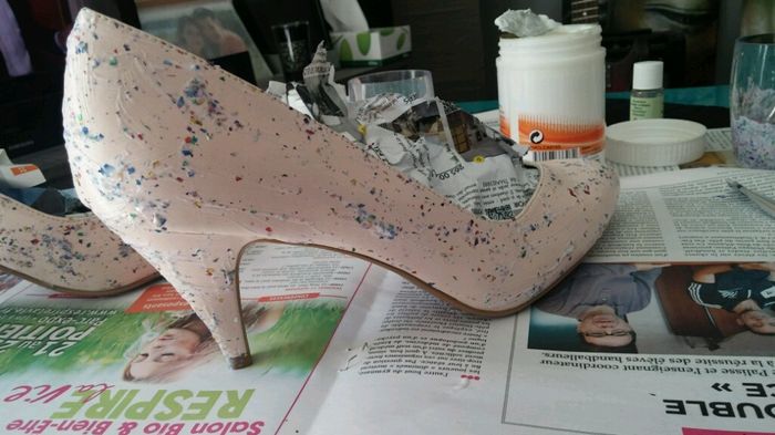 Diy escarpins paillettes - 3