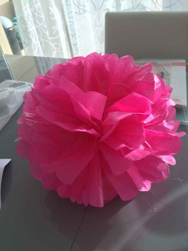 Pompon de soie - 1