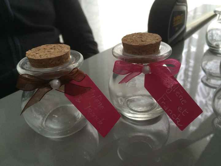 Mes pots à dragées. - 1